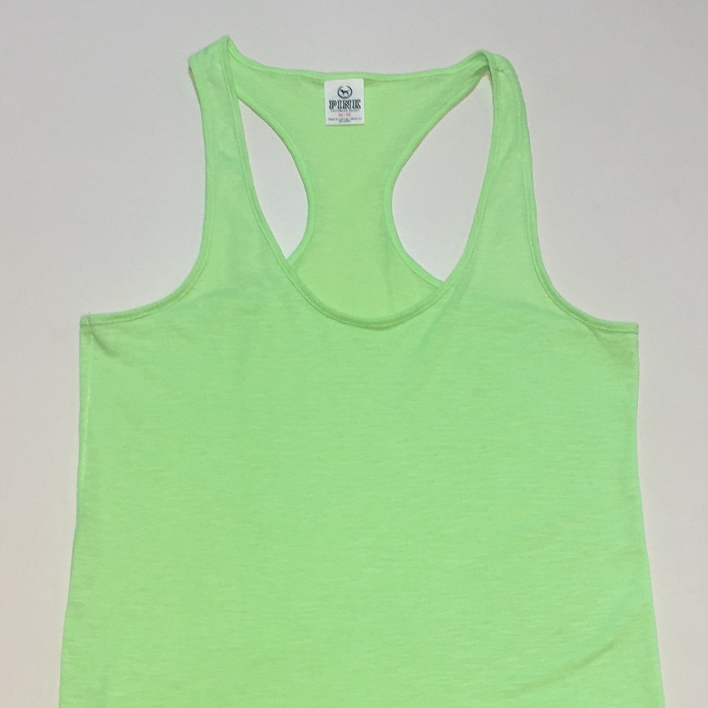 Lime Green PINK Victoria Secret Tank Top